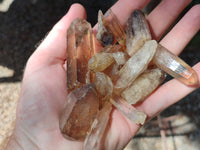 Natural Citrine and Smokey Phantom Quartz Crystals x 2.27kg Lot From Luena, Congo