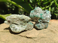 Natural Emerald Mica In Matrix Cobbed Specimens x 35 From Mutoko, Zimbabwe