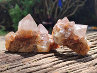 Natural Dark Amethyst Spirit Quartz Clusters x 6 From Boekenhouthoek, South Africa