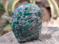 Polished Emerald Mica In Matrix Standing Free Forms x 4 From Mutoko, Zimbabwe