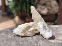 Natural Drusy Quartz Coated Calcite Pseudomorph Crystals x 70 From Lesotho