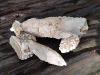 Natural Drusy Quartz Coated Calcite Pseudomorph Crystals x 35 From Lesotho