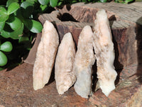 Natural Drusy Quartz Coated Calcite Pseudomorph Crystals x 35 From Lesotho