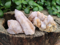 Natural  Amethyst Fairy Spirit Quartz Clusters x 12 From South Africa