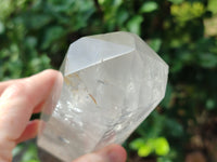 Polished Frosted White Quartz Crystals x 2 From Madagascar