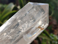 Polished Frosted White Quartz Crystals x 2 From Madagascar