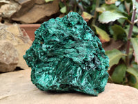 Natural Silky Malachite Specimens x 1 From Kasompe, Congo