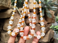 Polished Mixed Stone Bead Necklaces - Sold Per Item - From China