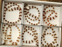 Polished Mixed Stone Bead Necklaces - Sold Per Item - From China