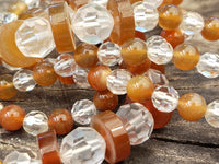 Polished Mixed Stone Bead Necklaces - Sold Per Item - From China