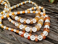 Polished Mixed Stone Bead Necklaces - Sold Per Item - From China