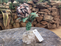 Hand Made Medium Gemstone Protea Flower - sold per piece From South Africa