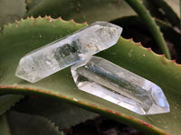 Polished Double Terminated Clear Quartz Crystals x 12 From Madagascar