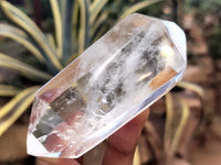 Polished Double Terminated Clear Quartz Crystals x 12 From Madagascar