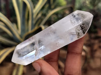 Polished Double Terminated Clear Quartz Crystals x 12 From Madagascar