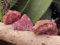 Natural Rhodonite Cobbed Specimens x 20 From Rhusinga, Zimbabwe