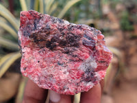 Natural Rhodonite Cobbed Specimens x 20 From Rhusinga, Zimbabwe