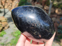 Polished Black Tourmaline Standing Free Form x 1 From Madagascar