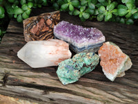 Natural Mixed selection of Minerals x 5 From Southern Africa