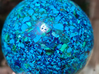 Polished Chrysocolla Conglomerate Sphere x 1 From Congo