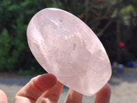 Polished Rose Quartz Standing Free Forms x 6 From Ambatondrazaka, Madagascar