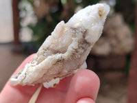 Natural Drusy Quartz Coated Calcite Pseudomorph Specimens x 35 From Alberts Mountain, Lesotho