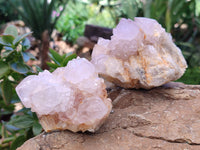 Natural Amethyst Spirit Quartz Clusters x 6 From Boekenhouthoek, South Africa