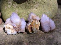 Natural Amethyst Spirit Quartz Clusters x 20 From Boekenhouthoek, South Africa