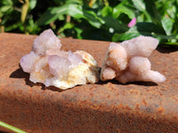 Natural Amethyst Spirit Quartz Clusters x 20 From Boekenhouthoek, South Africa