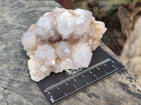 Natural Amethyst Spirit Quartz Clusters x 3 From South Africa