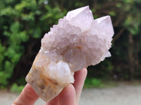 Natural Amethyst Spirit Quartz Clusters x 3 From South Africa