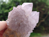 Natural Amethyst Spirit Quartz Clusters x 3 From South Africa