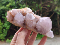 Natural Amethyst Spirit Quartz Clusters x 3 From South Africa