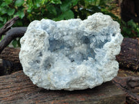 Natural Celestite Geode Specimen with Acicular Crystals x 1 From Sakoany, Madagascar