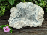 Natural Celestite Geode Specimen with Acicular Crystals x 1 From Sakoany, Madagascar