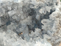 Natural Celestite Geode Specimen with Acicular Crystals x 1 From Sakoany, Madagascar