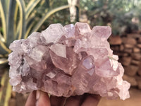 Natural Jacaranda Amethyst Quartz Clusters x 4 From Mumbwa, Zambia