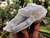 Natural Etched Blue Chalcedony Specimens x 12 From Nsanje, Malawi