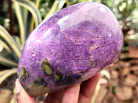 Polished Stichtite Standing Free Forms x 3 From Barberton, South Africa