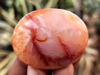 Polished Carnelian Palm Stones x 16 From Madagascar