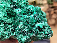 Natural Silky Malachite Specimens x 3 From Kasompe, Congo