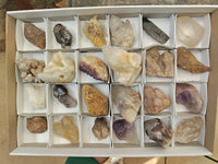 Natural Mixed Quartz Specimens x 24 From Southern Africa