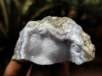 Natural Blue Lace Agate Geode Specimens x 35 From Nsanje, Malawi