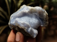 Natural Blue Lace Agate Geode Specimens x 35 From Nsanje, Malawi