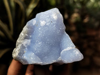 Natural Blue Lace Agate Geode Specimens x 35 From Nsanje, Malawi