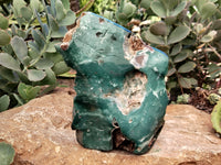 Polished on One Side Emerald Mtorolite Free Form x 1 From Mutorashanga, Zimbabwe