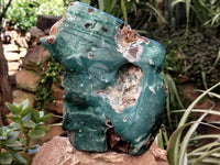 Polished on One Side Emerald Mtorolite Free Form x 1 From Mutorashanga, Zimbabwe