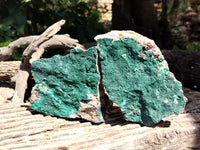 Natural Botryoidal Malachite Specimens x 3 From Tenke Fungurume, Congo