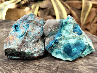 Natural Shattuckite with Chrysocolla and Malachite x 9 From Kaokoveld, Namibia