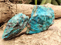 Natural Shattuckite with Chrysocolla and Malachite x 9 From Kaokoveld, Namibia